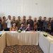 Poto bersama usaii pertemuan dengan perwakilan lembaga profesi dan asosiasi terkait Governance, Risk, and Compliance (GRC) di Jakarta, Selasa (15/11).(Dok Istimewa)