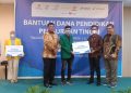 Penyerahkan bantuan biaya pendidikan  oleh Medco E&P (Grissik) Ltd (MEPG) kepada 360 mahasiswa dan guru honorer berprestasi [dok ist]