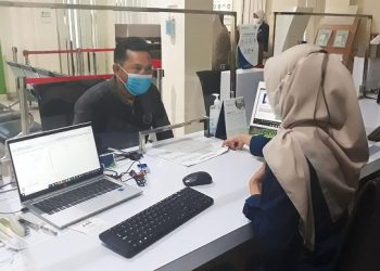 Pelayanan administrasi di BPJS Kesehatan Cabang Jambi. [Dok istimewa]