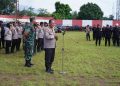 Kapolda Jabar Irjen Pol Suntana saat mempimpin apel gabungan recovery pasca terjadinya gempa bumi (Dok Istimewa)