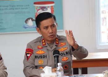 Kapolda Jambi dalam rapat pleno verifikasi faktual perbaikan partai politik calon peserta Pemilu 2024 tingkat Provinsi Jambi. [Dok istimewa]