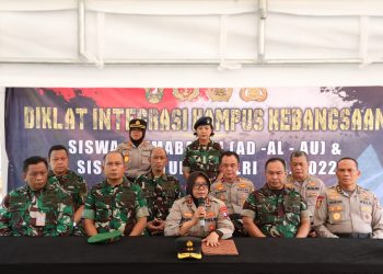 Pembukaan Diklat Integrasi Kampus Kebangsaan TNI-Polri. (Dok istimewa)