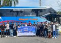 Pelepasan Mudik Gratis untuk Warga Jambi dan Mahasiswa di Perantauan di Terminal Alam Barajo, Kota Jambi, Jum’at (05/04/2024). (Foto : Erict - Kominfo)