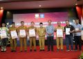 Pengukuhan Gugus Tugas Bisnis dan HAM Provinsi Jambi di Auditorium Rumah Dinas Gubernur Jambi, Selasa (23/04/2024) (Foto: Harun Al Rasyid - Kominfo)