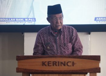 Kegiatan Halal Bihalal Pemprov Jambi di Kabupaten Kerinci dan Kota Sungai Penuh di Aula Kantor Walikota Sungai Penuh, Selasa (30/04/2024). (Dok. Setiadi - Kominfo)