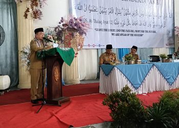 Al Haris saat Hadiri Pelepasan Kelas XII MAN Insan Cendekia, Selasa (21/05/2024). (Dok. Riki)