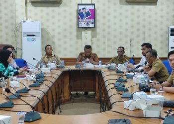 Rapat Pleno TPAKD Tanjabtim  di aula Utama Kantor Bupati Tanjabtim, Selasa (21/05/2024).(sdok. Yudha)