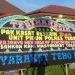 Kiriman Karangan Bunga dari Masyarakat di halaman Mapolres, Rabu (28/05/2025). (Dok. Humas Polres Tebo)