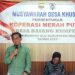 Anggota DPR RI Komisi V, H. A. Bakri HM, SE saat memberikan sambutan dalam Musyawarah Desa Khusus pembentukan Koperasi Merah Putih di Desa Kasang Kumpeh, Kabupaten Muaro Jambi, Jumat (29/5/2025). (Dok. Firdaus - JT)