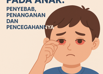 Ilsutrasi Mata Merah pada Anak, Penyebab, Penanganan dan Pencegahannya (Dok. Ai)