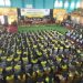 Pelaksanaan wisuda STIE Sakti Alam Kerinci di GOR Kota Sungai Penuh, Sabtu (17/5),(dok.yola-JT)