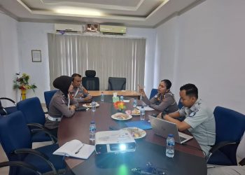 Jasa Raharja Cabang Muara Bungo bersama Satlantas Polres Bungo menggelar Forum Keselamatan Lalu Lintas untuk membahas strategi menekan angka kecelakaan dan meningkatkan budaya tertib berkendara, Selasa (27/5/2025). (Dok. Humas JR Jambi)