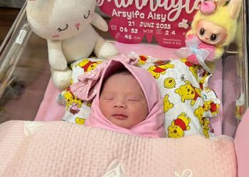 Mikhayla Arsyfa Aisy, cucu pertama Gubernur Jambi Al Haris, lahir pada Sabtu (21/6/2025) (Foto : unggahan akun instagran @alharisjambi)