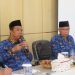 Bupati Muaro Jambi Bambang Bayu Suseno (kedua dari kiri) memberikan arahan saat meninjau langsung pelayanan di RSUD Ahmad Ripin, Selasa (20/5/2025), didampingi Kepala Dinas Kesehatan dan jajaran OPD. (Dok. Kominfo)