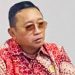 Ketua Fraksi Partai Golkar DPRD Muaro Jambi, Sartono, saat menyampaikan pandangan terkait penataan RTH dan identitas daerah. (Foto: Nahar)