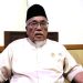 Wakil Ketum LAM Provinsi Jambi, Hasan Basri Hamid saat memberikan keterangan pers diruang kerjanya, Selasa (03/05/2025).(Dok.Stepanus Hendra) 
