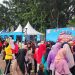 Ratusan warga Jambi antusias mengikuti Yamaha Grebek Pasar Rame 2025 di GOR Kotabaru. Minggu (01/05/2025). (Dok. Nahar)
