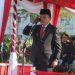 Gubernur Al Haris, memimpin upacara Peringatan Hari Lahir Pancasila 2025 di Lapangan Kantor Gubernur Jambi. Senin (2/6/2025). (Dok. Erut - Kominfo)