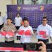 Wadir Reskrimsus Polda Jambi AKBP Taufik Nurmandia, S.I.K., M.H. dalam konferensi pers yang digelar di Mpolda Jambi, Minggu (2/6/2025) (Foto: Nahar)