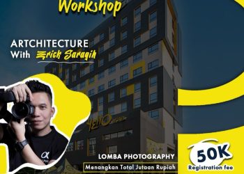 Banner Fotografer profesional Erick Saragih akan menjadi pembicara utama dalam workshop fotografi arsitektur yang digelar YELLO Hotel Jambi pada 19 Juni 2025. (Dok. YELLO Hotel Jambi)
