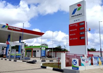 SPBU BBM Satu Harga 26.367.19 di Rantau Rasau, Kabupaten Tanjung Jabung Timur, Jambi (Dok, Daus)