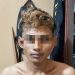 Seorang pemuda berinisial M. Pajri (19), pelaku percobaan pencurian, tertangkap warga setelah tertidur di dalam rumah korban di Kelurahan Sulanjana, Jambi Timur, Selasa (29/7/2025). (Dok, Humas)