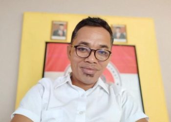 Jon Sihombing, S.H., Sekretaris Horas Bangso Batak (HBB) DPD Provinsi Jambi saat diwawancarai pada Sabtu (5/7/2025).(Dok. Daus)