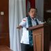 Wakil Menteri Transmigrasi Viva Yoga Mauladi menyampaikan sambutan dalam kunjungan kerja dan dialog pembangunan kawasan transmigrasi di Aula Kantor Bupati Tanjung Jabung Timur, Jumat (25/7/2025). (Dok. Erit Kominfo)