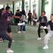 Atlet anggar Kota Jambi berlatih di Lapangan Korem 042 Garuda Putih. Selasa (19/8/2025) (Dok. Daus)