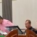 Sidang perdana kasus dugaan korupsi dana investasi Rp105 miliar PT Prosympac Agro Lestari (PT PAL) di Pengadilan Negeri Jambi, Kamis (28/8/2025). (Dok. Nahar)