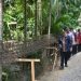 Pekerjaan pembangunan drainase beton di kawasan Simpang Rimbo, Jambi, Kamis (28/8/2025). (Dok. Stepanus)