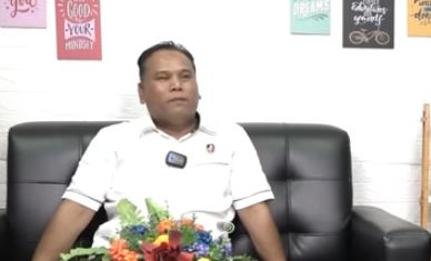 Direktur Krimsus Polda Jambi, AKBP Taufik Nurmandia saat memberikan keterangan di Mpolda Jambi, Senin (5/8/2025). (dok. Stepanus)