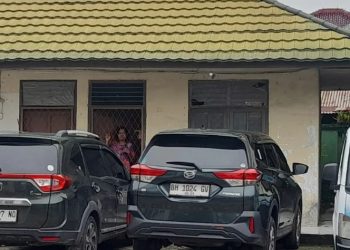 Tampak dari depan Kantor Dinas Sosial Kota Jambi, Rabu (13/8/2025). (Dok. Yola)