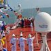 Kepala Perwakilan SKK Migas Sumbagsel Yunianto memimpin upacara HUT ke-80 Republik Indonesia di FSO 115 PetroChina Marine Terminal, Selat Berhala, Jambi, Minggu (17/8/2025). (Dok, FJM)