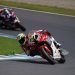 Pebalap Astra Honda Racing Team melaju kencang saat sesi latihan Asia Road Racing Championship (ARRC). (Dok.Sinsen)