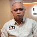 Ketua Umum IJTI Herik Kurniawan saat menyampaikan sambutan dalam perayaan HUT ke-27 IJTI di Pontianak, Sabtu (9/8/2025). (Dok.IJTI)