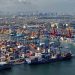Deretan kontainer dan kapal bersandar di Pelabuhan Tanjung Priok, Jakarta (dok.humas Pelindo jambi)