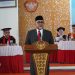 Sekda Provinsi Jambi, Dr. H. Sudirman, SH., MH., memberikan sambutan pada Wisuda ke-119 Universitas Jambi di Balairung Unja, Mendalo, Kabupaten Muaro Jambi, Kamis (28/8/2025). (Dok.Daus)