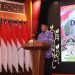 Wakil Gubernur Jambi Abdullah Sani menyampaikan sambutan pada pengukuhan DPW Perhiptani Provinsi Jambi Masa Bakti 2023–2028 di Auditorium Rumah Dinas Gubernur Jambi, Jumat (29/8/2025). (Dok.Erit - kominfo)
