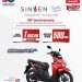 Poster promosi HUT ke-58 Sinsen, main dealer Honda Jambi, yang menghadirkan diskon Rp580 ribu untuk pembelian Honda BeAT Sporty Series selama Agustus 2025. (Dok. Sinsen)
