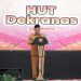 Sekretaris Daerah Provinsi Jambi, Dr. H. Sudirman, S.H., M.H., menyampaikan sambutan pada peringatan HUT ke-45 Dekranas di Ev Garden, Kota Jambi, Selasa (5/8/2025). (Dok. Nahar)