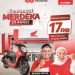 Banner Semarak Promo Merdeka AHASS Jambi: Diskon jasa servis Rp17 ribu dan potongan harga part cleaner khusus bagi konsumen sepeda motor Honda, berlaku 10–31 Agustus 2025 di seluruh jaringan AHASS se-Provinsi Jambi. (Dok. Sinsen)