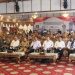 Poto bersama Gubernur Jambi Al Haris bersama Kepala BSSN Nugroho Sulistyo Budi, Danrem 042/Gapu Brigjen TNI Heri Purwanto, serta Forkopimda menghadiri pengukuhan Tim CSIRT pemerintah kabupaten/kota se-Provinsi Jambi, Senin (25/8/2025). (Dok Nahar)