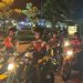 Personel gabungan Polda Jambi bersiap melaksanakan patroli skala besar dengan menyusuri titik rawan kriminalitas di Kota Jambi, Minggu malam (7/9/2025). (Dok. Nahar)