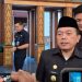Gubernur Jambi Al Haris memberikan keterangan kepada media usai menghadiri Paripurna DPRD yang membahas pandangan umum fraksi-fraksi terkait Rancangan Perubahan APBD 2025, Senin (8/9/2025). (Dok. Stepanus)
