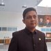 Ketua DPRD Provinsi Jambi, M. Hafiz Fattah, saat memberikan keterangan kepada awak media usai memimpin Rapat Paripurna pembahasan pemandangan umum fraksi-fraksi terhadap Ranperda Perubahan APBD 2025, Senin (8/9/2025). (Dok. Stepanus)