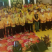 Kader Partai Golkar Provinsi Jambi berpose bersama pada pembukaan Musda XI di Hotel BW Luxury Jambi, Sabtu (6/9/2025). (Dok. Daus)