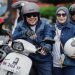 Kepala Dinas PUPR Provinsi Jambi, Muzakir, bersama istri mengikuti kegiatan Sunmori Merdeka dalam rangka memperingati HUT ke-80 Republik Indonesia di Kota Jambi, Minggu (24/8/2025). (Dok Stepanus)