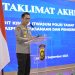 Kapolda Jambi Irjen Pol Krisno Halomoan Siregar memberikan sambutan pada Taklimat Akhir Audit Kinerja Itwasum Polri Tahap II Tahun Anggaran 2025 di Gedung Siginjai Mapolda Jambi, Rabu (3/9/2025). (Dok. Nahar)