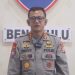 Dir Binmas Polda Bengkulu, Kombes Pol Denny Jatmiko, S.I.K., memberikan imbauan kepada pelajar untuk menjauhi narkoba, geng motor, dan hoaks di media sosial. (Dok. Yola)